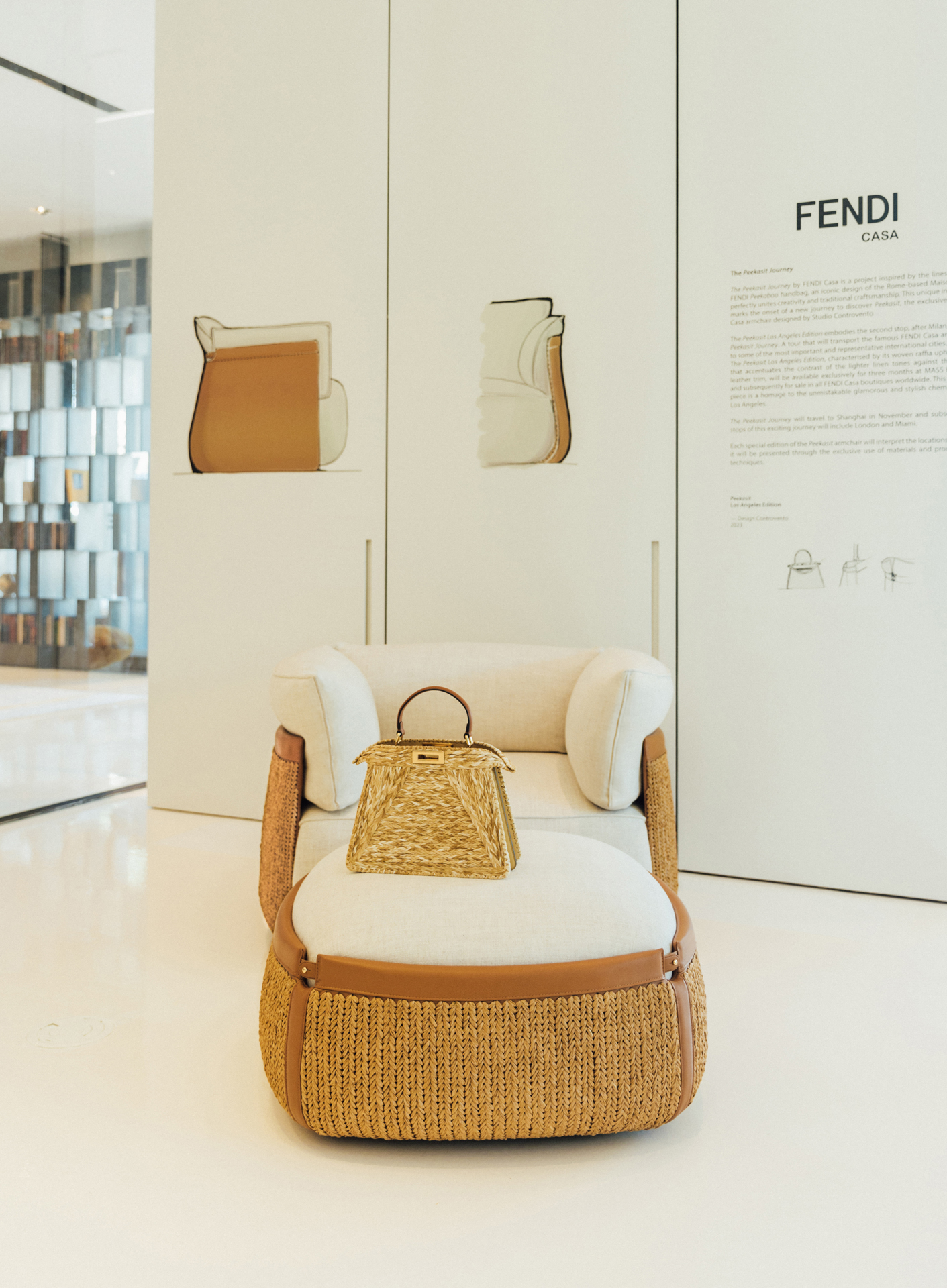 Fashion and Design collide with Fendi's new chair and Christopher