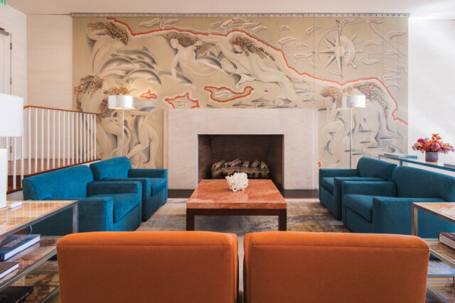 Coral Casino Beach Club lounge.