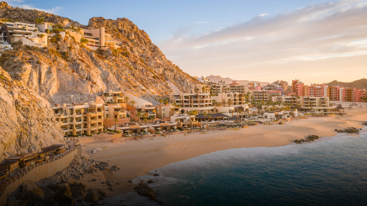 A Beachfront Baja Resort Is Carved Into the Cliffside